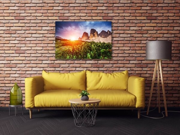 Impresi Tablou Mountain and forest - 60 x 40 cm