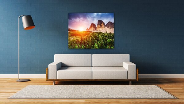 Impresi Tablou Mountain and forest - 90 x 70 cm