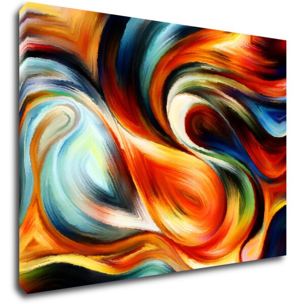 Impresi Tablou Colorful fluid - 70 x 50 cm