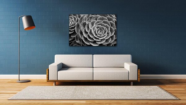 Impresi Tablou Black and white blossom - 60 x 40 cm