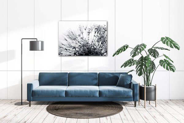 Impresi Tablou Flower with little drops of water - 70 x 50 cm