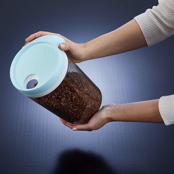 Recipient de bucatarie pentru zahar, cafea, cereale, ceai sau condimente, cu capac ermetic, 2.5 L