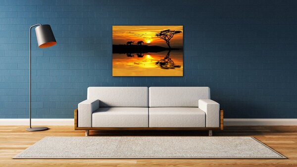 Impresi Tablou Safari sunset - 70 x 50 cm
