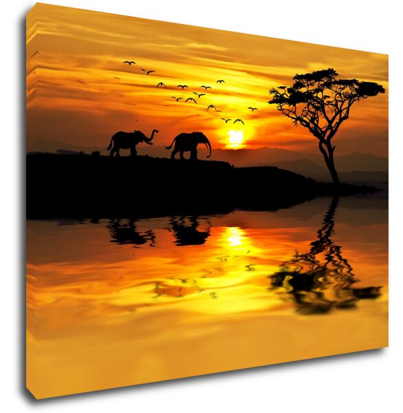 Impresi Tablou Safari sunset - 70 x 50 cm