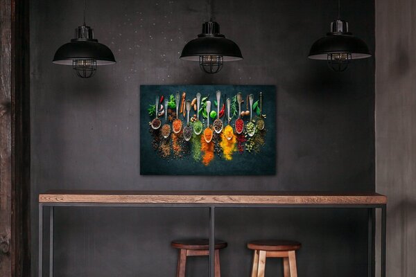 Impresi Tablou Teaspoons and spice - 30 x 20 cm