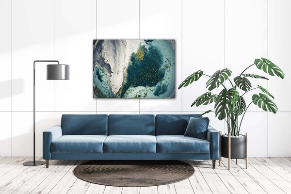 Impresi Tablou Blue lagoon - 70 x 50 cm