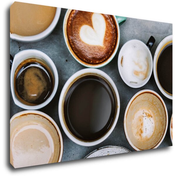 Impresi Tablou Coffee types - 60 x 40 cm