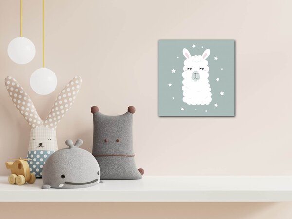 Impresi Tablou Cute lama ilustration - 20 x 20 cm