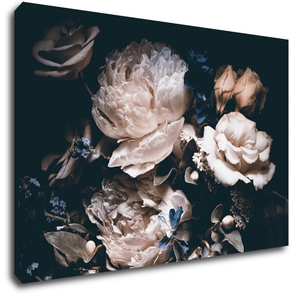 Impresi Tablou Peonies and flowers - 60 x 40 cm