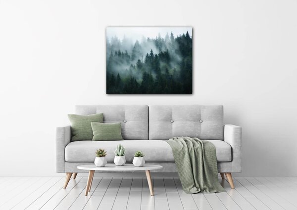 Impresi Tablou Fogy forest - 90 x 70 cm
