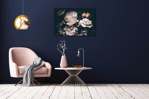 Impresi Tablou Peonies and flowers - 60 x 40 cm