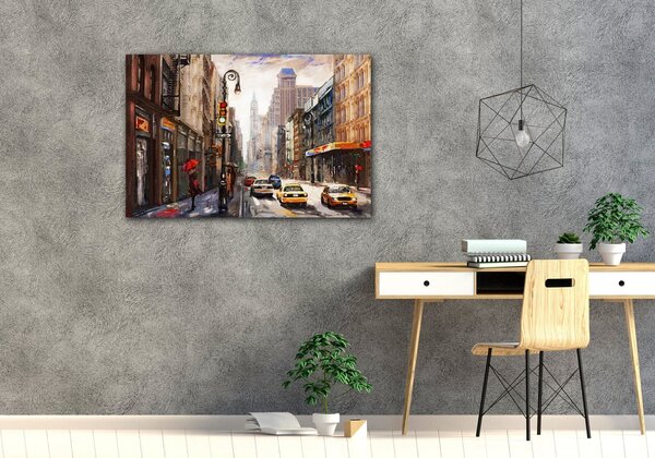 Impresi Tablou New York Painting - 60 x 40 cm