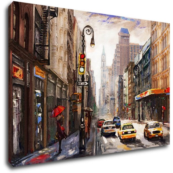 Impresi Tablou New York Painting - 60 x 40 cm