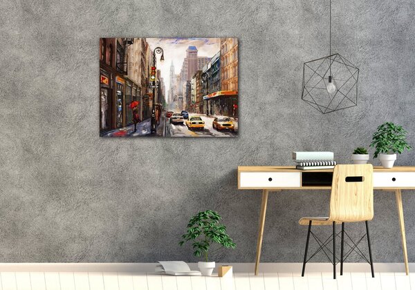 Impresi Tablou New York Painting - 70 x 50 cm