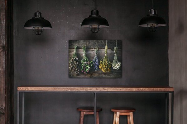 Impresi Tablou Dry flowers - 70 x 50 cm