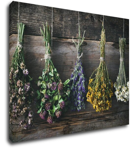 Impresi Tablou Dry flowers - 90 x 70 cm