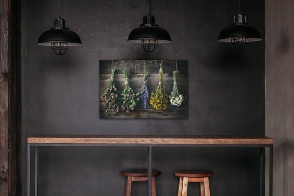 Impresi Tablou Dry flowers - 60 x 40 cm