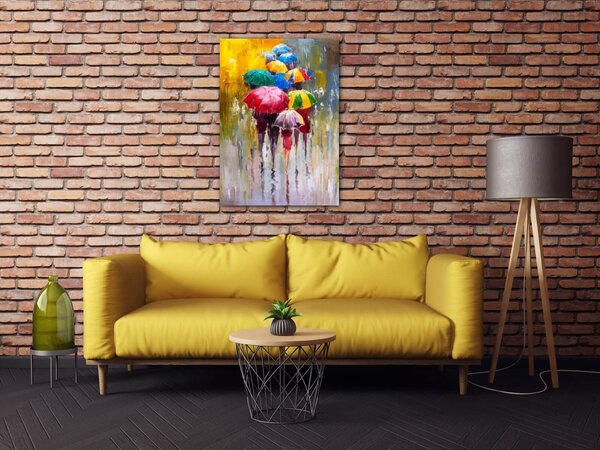 Impresi Tablou Colorful Umbrellas - 50 x 70 cm
