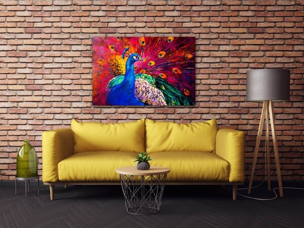 Impresi Tablou Colorful Peacock - 60 x 40 cm