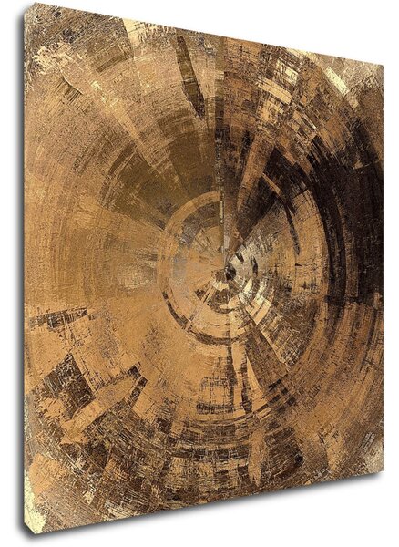 Impresi Tablou Golden Beige Abstract - 40 x 40 cm