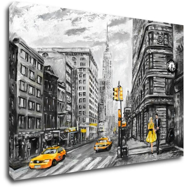 Impresi Tablou New York Yellow Details - 60 x 40 cm