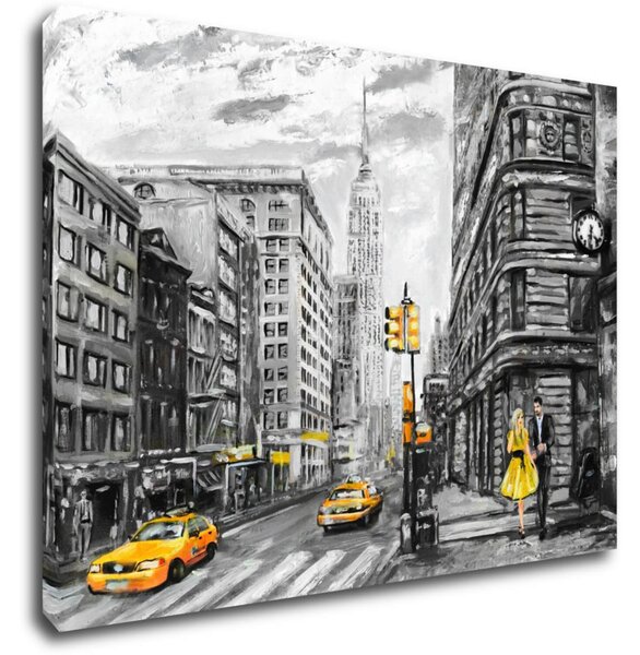 Impresi Tablou New York Yellow Details - 70 x 50 cm