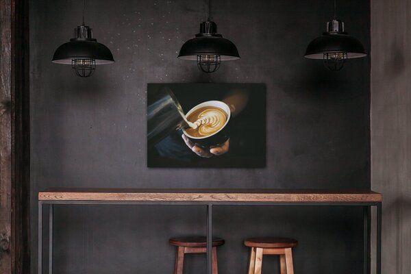 Impresi Tablou Latte art - 70 x 50 cm