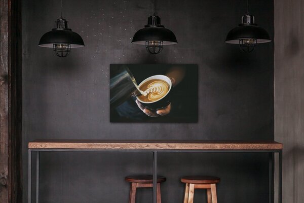 Impresi Tablou Latte art - 60 x 40 cm