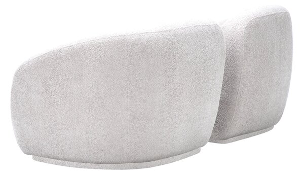 Fotoliu oglindă Bourbon bouclé Grey D06
