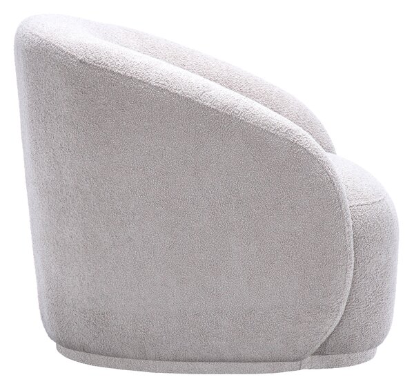 Fotoliu Bourbon bouclé Grey D06