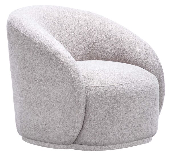 Fotoliu Bourbon bouclé Grey D06