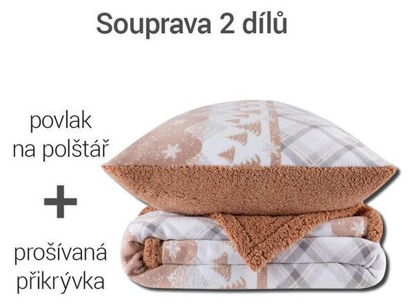 Set cu blăniţă TARTAN 2 buc