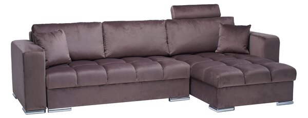 Coltar extensibil Niaga din catifea