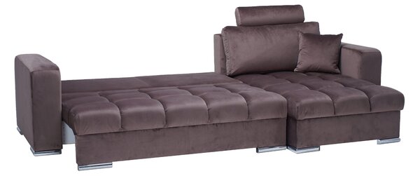 Coltar extensibil Niaga din catifea