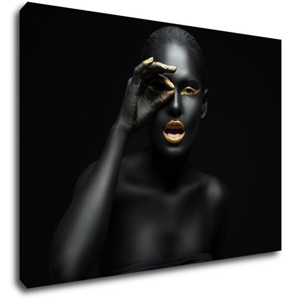 Impresi Tablou Gold woman - 70 x 50 cm