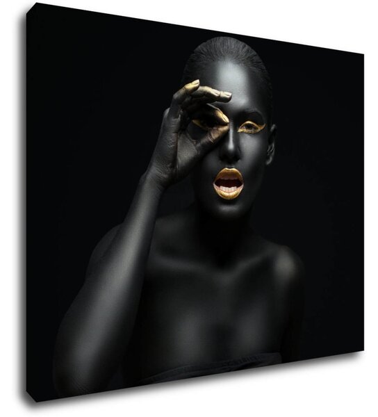 Impresi Tablou Gold woman - 90 x 70 cm