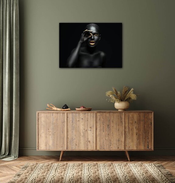 Impresi Tablou Gold woman - 70 x 50 cm