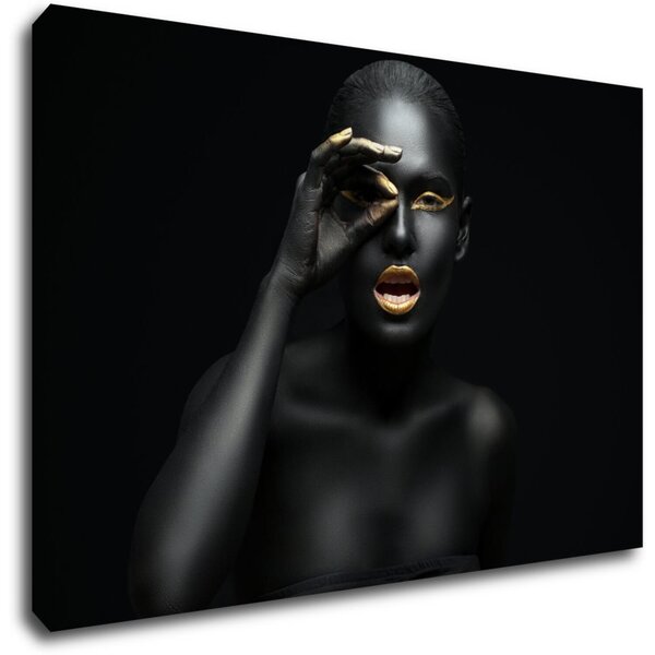 Impresi Tablou Gold woman - 60 x 40 cm