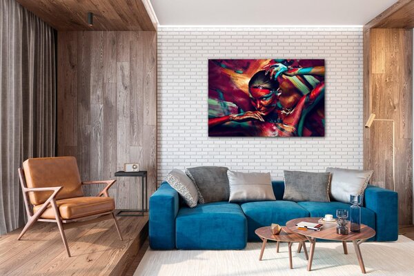 Impresi Tablou Colorful woman - 60 x 40 cm