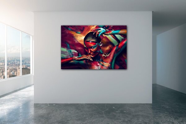 Impresi Tablou Colorful woman - 60 x 40 cm