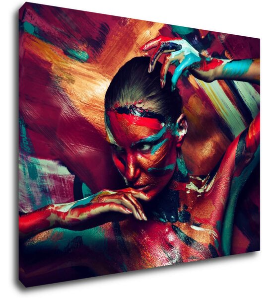 Impresi Tablou Colorful woman - 90 x 70 cm