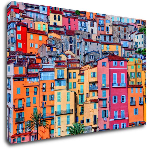 Impresi Tablou Colorful houses - 60 x 40 cm