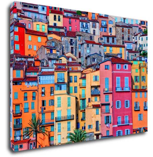 Impresi Tablou Colorful houses - 70 x 50 cm