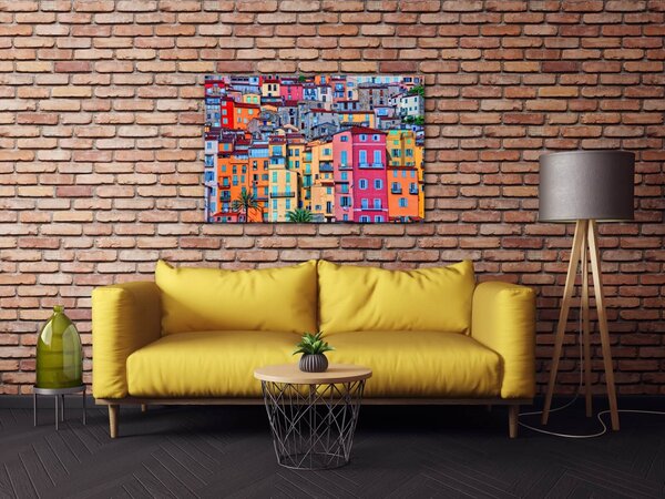 Impresi Tablou Colorful houses - 60 x 40 cm