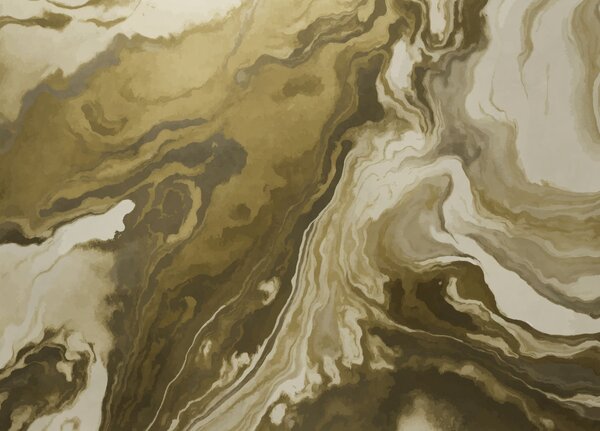 Fototapet Artă abstractă fluidă în nuanțe de pământ, Fototapet abstracte, Fototapet populare, t01021v4 - Tapeko.ro