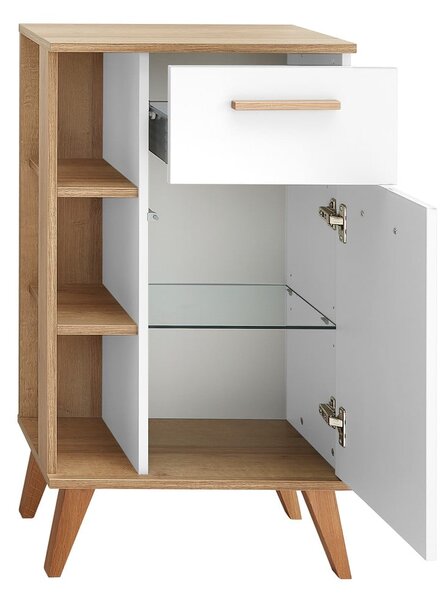 Dulap de baie alb 51x90 cm Set 923 - Pelipal