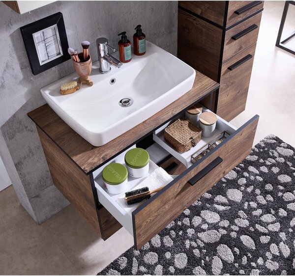 Blat maro cu aspect de lemn de stejar 73x45 cm Set 374 - Pelipal