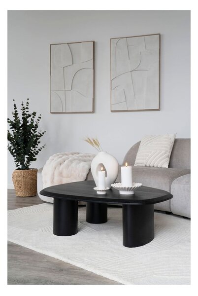Covor crem țesut manual din lână 160x230 cm Pune – House Nordic