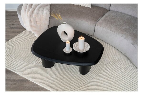 Covor crem țesut manual din lână 160x230 cm Pune – House Nordic