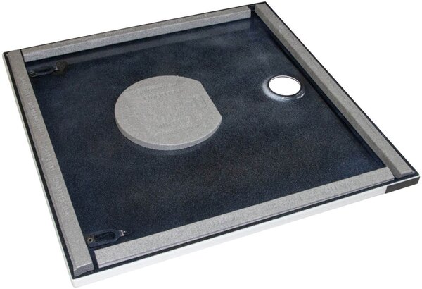 Kaldewei Superplan Zero cădiță de duș dreptunghiulară 120x110 cm alb 355847980001